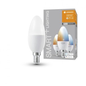 3 Becuri LED inteligent Ledvance SMART+ WiFi Candle Tunable White B...