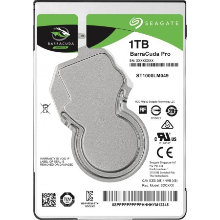HDD Mobile SEAGATE Barracuda Pro Compute 1TB SMR, 2.5", 128MB, 7200RPM, SATA-EOL-ST1000LM048