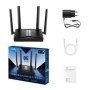 CUDY BE3600 2.5G Dual Band Wi-Fi 7 Router, Chipset Broadcom, 802.11be/ax/ac/a/b/g/n, 2882Mbps at 5GHz + 688Mbps at 2.4GHz, 1 x 2