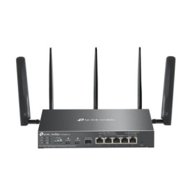 Omada 4G+ Cat6 AX3000 Gigabit VPN Gateway with 4-Port PoE+ PORT: 1× Gigabit SFP WAN/LAN Port, 1× Gigabit RJ45 WAN Port, 4× Gigab