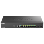 Switch D-Link DMS-1250-10SP , 8 porturi Gigabit, 2 porturi SFP+, Protocol 802.1D STP 802.1s MSTP 802.1w RSTP, rackabil