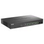 Switch D-Link DMS-1250-10SP , 8 porturi Gigabit, 2 porturi SFP+, Protocol 802.1D STP 802.1s MSTP 802.1w RSTP, rackabil