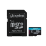 Kingston 256GB microSDXC Canvas Go Plus Gen4 200MB/s A2 U3 V30 Card + Adapter