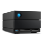 NAS LaCie 2big Dock v2 Thunderbolt 3 40TB, RAID, 2x Thunderbolt 3​ (up to 40Gb/s), 1x USB 3.2 Gen 1 (up to 5Gb/s) USB-C, SD/CF c