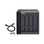 Extensie USB QNAP TR-004 4-Bay, 2.5/3.5 SATA 3Gbps HDD (compatibile cu SATA 6Gbs/, 3Gb/s, neincluse), 1xUSB3.0 (type-c), tower, 