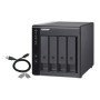 Extensie USB QNAP TR-004 4-Bay, 2.5/3.5 SATA 3Gbps HDD (compatibile cu SATA 6Gbs/, 3Gb/s, neincluse), 1xUSB3.0 (type-c), tower, 