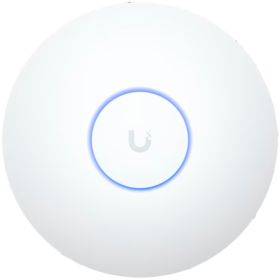 Ubiquiti UniFi U7-LR Long-Range Compact, ceiling-mount WiFi 7 AP with 5 spatial streams and extended signal range
