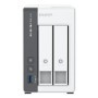 NAS QNAP 216G 2-Bay, CPU ARM 2.0GHz Quad core, RAM 4GB, 2.5"/3.5" SATA 6Gbps HDD (neincluse),  LAN: 1 x 2.5GbE + 1 x GbE, USB3.2