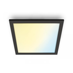 Panou LED WiZ Panel SQ, Wi-Fi, control vocal, 36W, 3400 lm, lumina ...