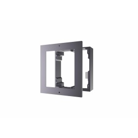 Panou frontal pentru un modul videointerfon modular Hikvision DS-KD-ACW1 montare aplicata material aluminiu dimensiuni: 117mm x 