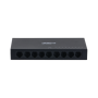 Switch Dahua 9 porturi, unmanaged, Interfata: Port 1-8: 8 × RJ-45 10/100 Mbps, Port 9: 1 × RJ-45 10 M/100 M/1000 Mbps (uplink), 