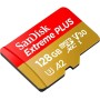 Card de Memorie MicroSDXC SanDisk Extreme PLUS, 128GB, Clasa 10, R/W speed: up to 100MB/s/ 90MB/s, include adaptor SD (pentru te