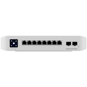 Ubiquiti USW-Pro-8-PoE-EU An 8-port, Layer 3 switch with PoE+ and P...