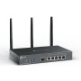 "Omada AX3000 Wi-Fi 6 Gigabit VPN Router PORT: 1× Gigabit SFP WAN/LAN Port, 1× Gigabit RJ45 WAN Port, 4× Gigabit WAN/LAN RJ45 Po
