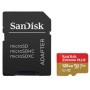 Card de Memorie MicroSDXC SanDisk Extreme PLUS, 128GB, Clasa 10, R/W speed: up to 100MB/s/ 90MB/s, include adaptor SD (pentru te