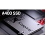 Kingston A400 240GB SSD, 2.5” 7mm, SATA 6 Gb/s, Read/Write: 500 / 350 MB/s