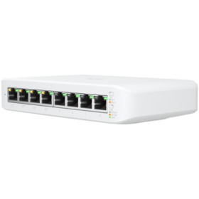 UBIQUITI Lite 8 PoE (4) GbE PoE+, (4) GbE ports 52W total PoE availability Wall mountable.