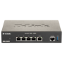 D-Link DSR-250v2 5 Port Gigabit VPN Router, interfata: 1 x 10/100/1000 Mbps WAN port, 3 x 10/100/1000 Mbps LAN ports, 1 x 10/100