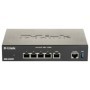 D-Link DSR-250v2 5 Port Gigabit VPN Router, interfata: 1 x 10/100/1000 Mbps WAN port, 3 x 10/100/1000 Mbps LAN ports, 1 x 10/100