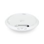 Ubiquiti U7-Pro-Max Ceiling-mounted WiFi 7 AP with 8 spatial streams, 6 GHz support, and a dedicated spectral scanning engine fo
