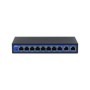 DAHUA WIRELESS ACCESS CONTROLLER DH-EAC10-P, Sursa POE 64W, Interfata: 10 x 10/100/1000 Mbps, WAN 1 × 1000 Mbps, IP20, Standarde