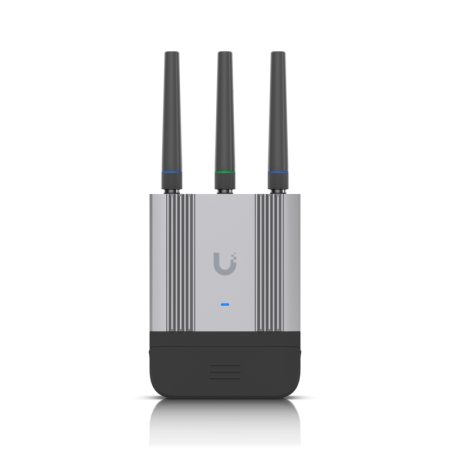 Ubiquiti UMR-Industrial. Router rețea celulară, Negru, Gri, Material carcasă: Aluminiu, Policarbonat (PC). Tip interfață Etherne