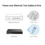 Mercusys Desktop switch 8 porturi Gigabit, MS108GP, 7 porturi POE (1-7) , buget POE: 65 W, Standarde si protocoale: IEEE 802.3x 