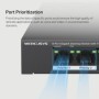 Mercusys Desktop switch 8 porturi Gigabit, MS108GP, 7 porturi POE (1-7) , buget POE: 65 W, Standarde si protocoale: IEEE 802.3x 