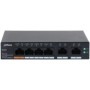 DAHUA 6 port Managed Desktop switch, CS4006-4ET-60, Interfata: Port 1-4: 4 × RJ-45 10/100 Mbps (PoE) Port 5-6: 2 × RJ-45 10/100/