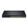 ZYXEL XGS2220-30HP, L3 Access Switch, 400W PoE, 16xPoE+/10xPoE++, 24x1G RJ45 2x10mG RJ45, 4x10G SFP+ Uplink, incl. 1 yr NebulaFl