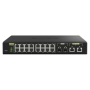 Switch QNAP M2116P CPU Microchip VSC7448-02, 16 porturi 2.5GbE (RJ45) PoE 802.3at (30W), 2 porturi 10GbE SFP+, 2 porturi 10GbE R