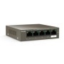 Tenda switch TEF1105P-4-38W, 5-Port 10/100Mbps, 4-porturi POE, Standarde de retea:  IEEE 802.3、 IEEE 802.3u、IEEE 802.3x、 IEEE 80
