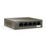 Tenda switch TEF1105P-4-38W, 5-Port 10/100Mbps, 4-porturi POE, Standarde de retea:  IEEE 802.3、 IEEE 802.3u、IEEE 802.3x、 IEEE 80