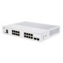 Switch  CISCO CBS250-16T-2G, 16 PORTURI 10/100/1000, 2 x SFP, Buffer: 1.5 Mb, Flash 256Mb, CPU: 800 MHz ARM , DRAM: 512 MB Dimen