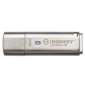 Kingston 32GB IronKey Locker Plus 50 AES Encrypted, USBtoCloud
