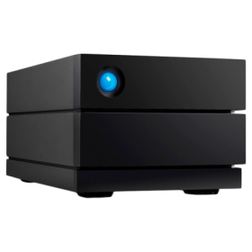 NAS LaCie 2big RAID Dock 28TB, RAID, 1x USB 3.2 Gen 2 (up to 10Gb/s) USB-C, SD/CF card slot, Display port, Daisy Chain, Hot Swap