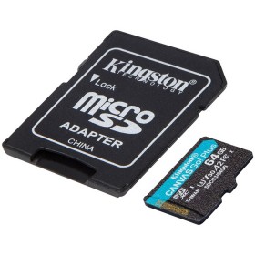 Kingston 64GB microSDXC Canvas Go Plus 170R A2 U3 V30 Card + ADP EA...