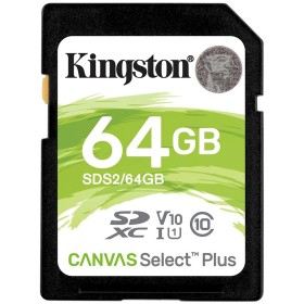 Kingston 64GB SDXC Canvas Select Plus 100R C10 UHS-I U1 V10 EAN: 74...