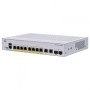 Switch  CISCO CBS250-8PP-E-2G, 8 PORTURI 10/100/1000, 2 x SFP, POE 45w, Buffer: 1.5 Mb, Flash 256Mb, CPU: 800 MHz ARM , DRAM: 51