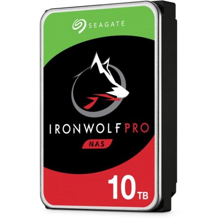 HDD NAS SEAGATE IronWolf Pro 10TB CMR 3.5", 256MB, 7200RPM, SATA, Rescue Services 3 ani, TBW: 550