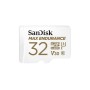 SanDisk High Endurance microSDHC 32GB + SD Adapter - for dash cams & home monitoring, up to 2,500 Hours, Full HD / 4K videos, up