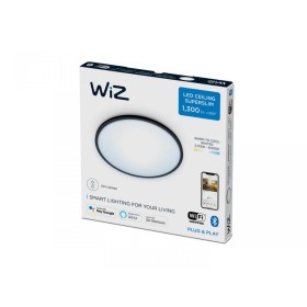 Plafoniera LED WiZ SuperSlim, Wi-Fi, Bluetooth, 14W, 1300 lm, lumin...