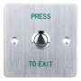 Buton de iesire ND-EB26, Iesire contact: NO/NC, material: otel inoxidabil, montare incastrata, dimensiuni: 86x25x86mm
